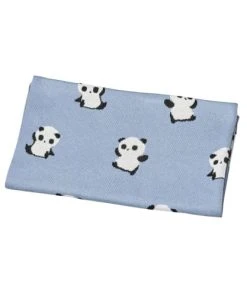 Sauthon Couverture Maille 100x80cm En Coton Bleu