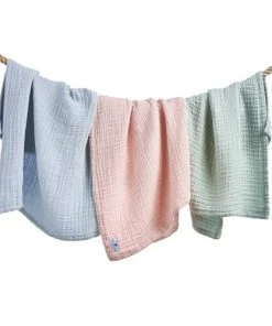 Nordic Coast Couverture Mousseline Bebe Coton Bleu 120x90 Cm 10 Nordic Coast Couverture Mousseline Bebe Coton Bleu 120x90 Cm -Bloom-boutique couverture mousseline bebe coton bleu 120x90 cm 4