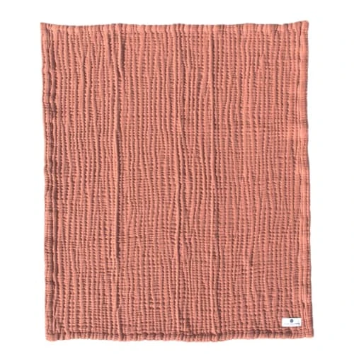 Nordic Coast Couverture Mousseline Bebe Coton Cuivre 80x80 Cm 2 Nordic Coast Couverture Mousseline Bebe Coton Cuivre 80x80 Cm – Image 2
