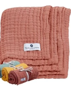 Nordic Coast Couverture Mousseline Bebe Coton Cuivre 80x80 Cm 11 Nordic Coast Couverture Mousseline Bebe Coton Cuivre 80x80 Cm -Bloom-boutique couverture mousseline bebe coton cuivre 80x80 cm 5