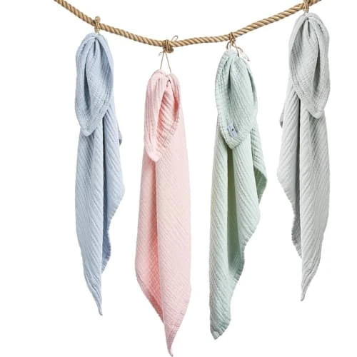 Nordic Coast Couverture Mousseline Bebe Coton Gris 120x90 Cm 5 Nordic Coast Couverture Mousseline Bebe Coton Gris 120x90 Cm – Image 5