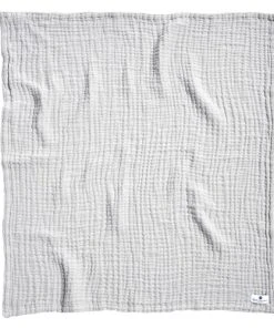 Nordic Coast Couverture Mousseline Bebe Coton Gris 80x80 Cm -Bloom-boutique couverture mousseline bebe coton gris 80x80 cm 2
