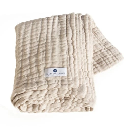 Nordic Coast Couverture Mousseline Bebe Coton Ivoire 80x80 Cm 1 Nordic Coast Couverture Mousseline Bebe Coton Ivoire 80x80 Cm
