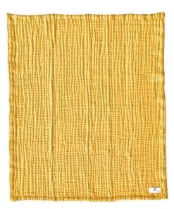 Alternative view of Nordic Coast Couverture Mousseline Bebe Coton Jaune Moutarde 80x80 Cm