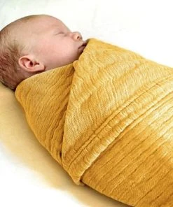 Nordic Coast Couverture Mousseline Bebe Coton Jaune Moutarde 80x80 Cm -Bloom-boutique couverture mousseline bebe coton jaune moutarde 80x80 cm 4