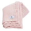 Nordic Coast Couverture Mousseline Bebe Coton Rose 120x90 Cm