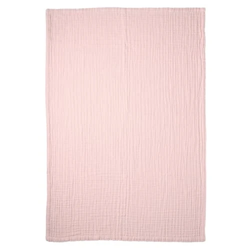 Nordic Coast Couverture Mousseline Bebe Coton Rose 120x90 Cm 3 Nordic Coast Couverture Mousseline Bebe Coton Rose 120x90 Cm – Image 3