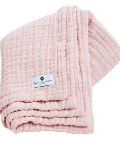 Nordic Coast Couverture Mousseline Bebe Coton Rose 120x90 Cm