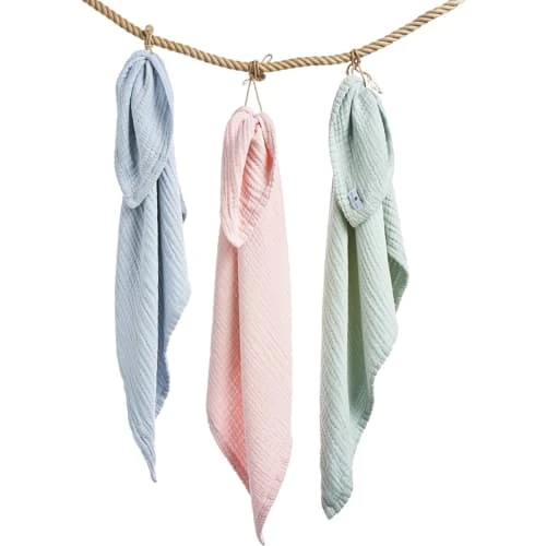 Nordic Coast Couverture Mousseline Bebe Coton Rose 120x90 Cm 5 Nordic Coast Couverture Mousseline Bebe Coton Rose 120x90 Cm – Image 5