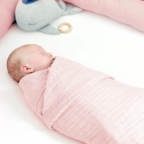 Nordic Coast Couverture Mousseline Bebe Coton Rose 80x80 Cm 4 Nordic Coast Couverture Mousseline Bebe Coton Rose 80x80 Cm – Image 4