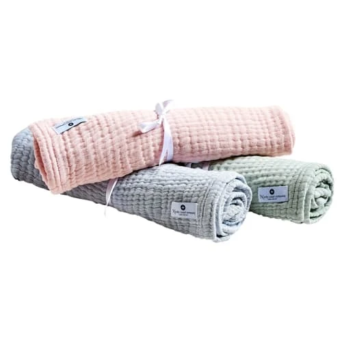 Nordic Coast Couverture Mousseline Bebe Coton Rose 80x80 Cm 6 Nordic Coast Couverture Mousseline Bebe Coton Rose 80x80 Cm – Image 6