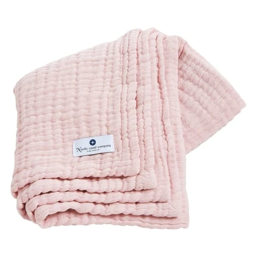 Nordic Coast Couverture Mousseline Bebe Coton Rose 80x80 Cm 1 Nordic Coast Couverture Mousseline Bebe Coton Rose 80x80 Cm