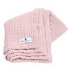 Nordic Coast Couverture Mousseline Bebe Coton Rose Pâle 80x80 Cm