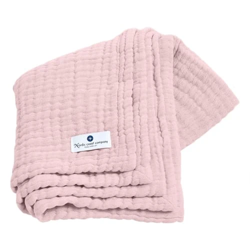 Nordic Coast Couverture Mousseline Bebe Coton Rose Pâle 80x80 Cm 1 Nordic Coast Couverture Mousseline Bebe Coton Rose Pâle 80x80 Cm