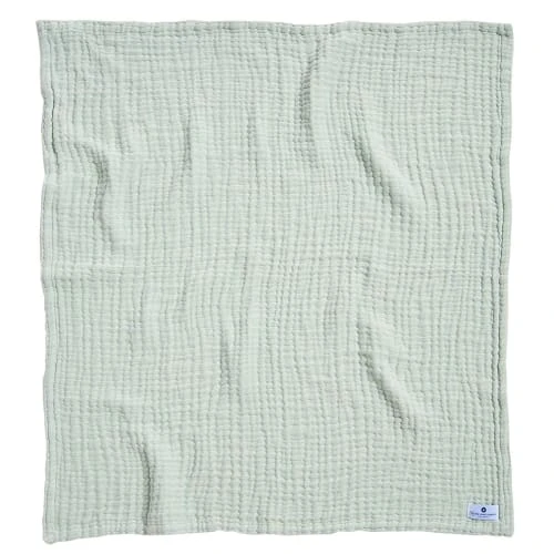 Nordic Coast Couverture Mousseline Bebe Coton Vert 80x80 Cm 2 Nordic Coast Couverture Mousseline Bebe Coton Vert 80x80 Cm – Image 2