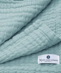 Nordic Coast Couverture Mousseline Bebe Coton Vert 80x80 Cm -Bloom-boutique couverture mousseline bebe coton vert 80x80 cm 8
