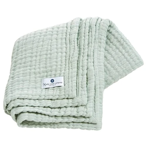 Nordic Coast Couverture Mousseline Bebe Coton Vert 80x80 Cm 1 Nordic Coast Couverture Mousseline Bebe Coton Vert 80x80 Cm