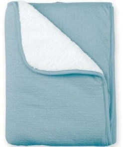 Bemini Couverture Pady Chaude Cadum Bleu Minéral (75 X 100 Cm)