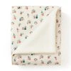Cocoeko Couverture Polaire & Coton Bio Bébé Poires D'automne (75 X 90 Cm)