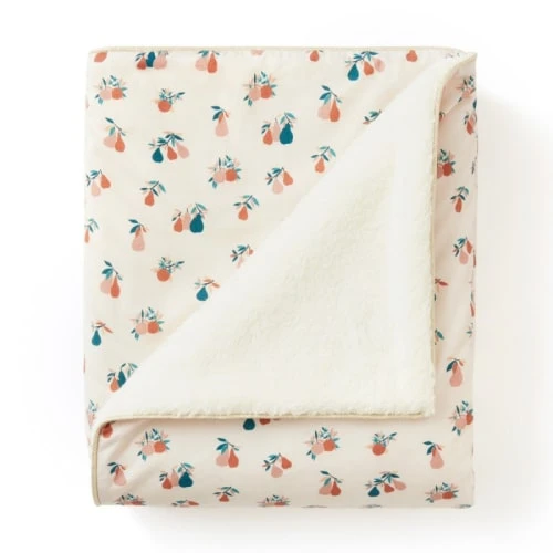 Cocoeko Couverture Polaire & Coton Bio Bébé Poires D'automne (75 X 90 Cm) 1 Cocoeko Couverture Polaire & Coton Bio Bébé Poires D'automne (75 X 90 Cm)