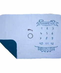 SEVIRA KIDS Couverture Pour Photos étapes De Bébé 110 X 75 Cm