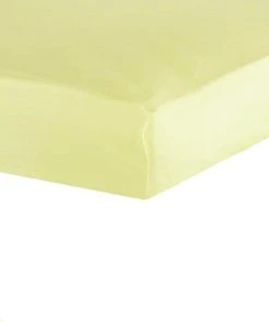 KINOUSSES Drap Housse Bébé 40 X 80 Cm Jaune Coton