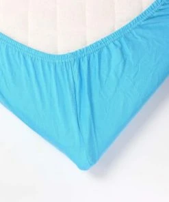 KINOUSSES Drap Housse Bébé 40 X 80 Cm Turquoise Coton 8 KINOUSSES Drap Housse Bébé 40 X 80 Cm Turquoise Coton -Bloom-boutique drap housse bebe 40 x 80 cm turquoise coton 2