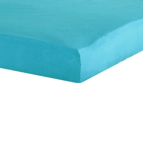 KINOUSSES Drap Housse Bébé 40 X 80 Cm Turquoise Coton 1 KINOUSSES Drap Housse Bébé 40 X 80 Cm Turquoise Coton
