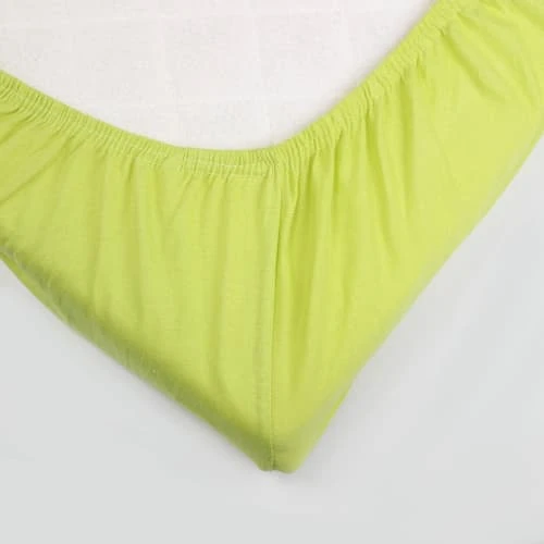 KINOUSSES Drap Housse Bébé 40 X 80 Cm Vert Anis Coton 3 KINOUSSES Drap Housse Bébé 40 X 80 Cm Vert Anis Coton – Image 3