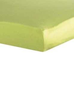 KINOUSSES Drap Housse Bébé 40 X 80 Cm Vert Anis Coton