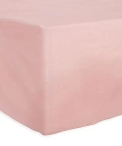 KINOUSSES Drap Housse Bébé 40 X 80 Cm Vieux Rose Coton
