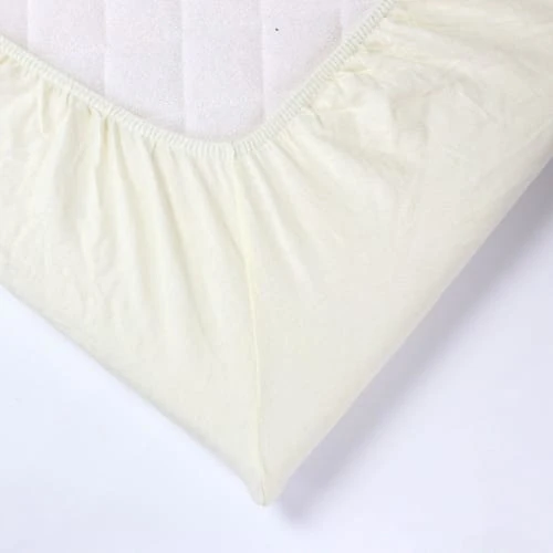 KINOUSSES Drap Housse Bébé 60 X 120 Cm Beige Coton 3 KINOUSSES Drap Housse Bébé 60 X 120 Cm Beige Coton – Image 3