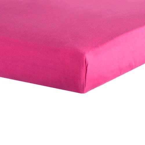 KINOUSSES Drap Housse Bébé 60 X 120 Cm Fuchsia Coton 1 KINOUSSES Drap Housse Bébé 60 X 120 Cm Fuchsia Coton