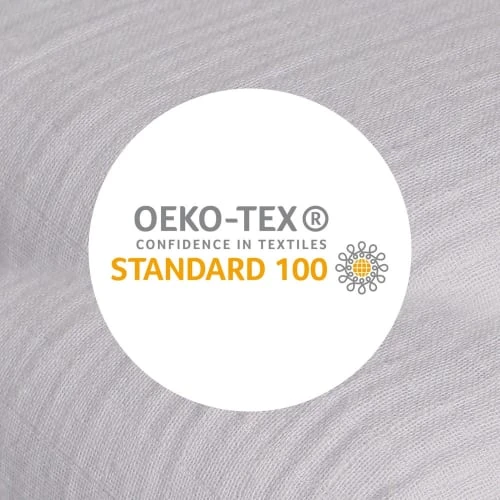 KINOUSSES Drap Housse Bébé 60 X 120 Cm Gris Mousseline De Coton 3 KINOUSSES Drap Housse Bébé 60 X 120 Cm Gris Mousseline De Coton – Image 3