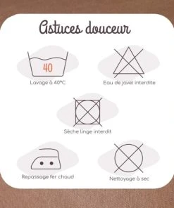 KINOUSSES Drap Housse Bébé 60 X 120 Cm Marron Coton -Bloom-boutique drap housse bebe 60 x 120 cm marron coton 4