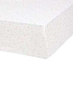 KINOUSSES Drap Housse Bébé 60 X 120 Cm Gris Coton -Bloom-boutique drap housse bebe 60 x 120 cm rose coton 8