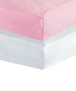 KINOUSSES Drap Housse Bébé 60 X 120 Cm Rose Jersey