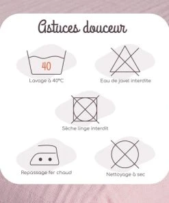 KINOUSSES Drap Housse Bébé 60 X 120 Cm Rose Mousseline De Coton 9 KINOUSSES Drap Housse Bébé 60 X 120 Cm Rose Mousseline De Coton -Bloom-boutique drap housse bebe 60 x 120 cm rose mousseline de coton 4