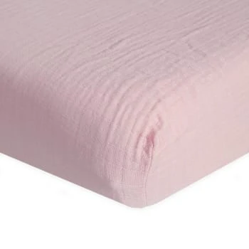KINOUSSES Drap Housse Bébé 60 X 120 Cm Rose Mousseline De Coton 5 KINOUSSES Drap Housse Bébé 60 X 120 Cm Rose Mousseline De Coton – Image 5