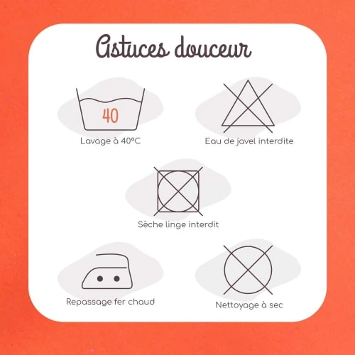 KINOUSSES Drap Housse Bébé 70 X 140 Cm Corail Coton 6 KINOUSSES Drap Housse Bébé 70 X 140 Cm Corail Coton – Image 6