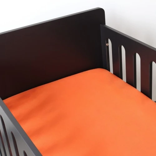 KINOUSSES Drap Housse Bébé 70 X 140 Cm Corail Coton 2 KINOUSSES Drap Housse Bébé 70 X 140 Cm Corail Coton – Image 2