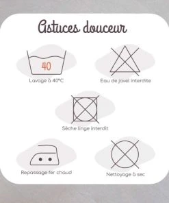 KINOUSSES Drap Housse Bébé 70 X 140 Cm Gris Coton -Bloom-boutique drap housse bebe 70 x 140 cm gris coton 10