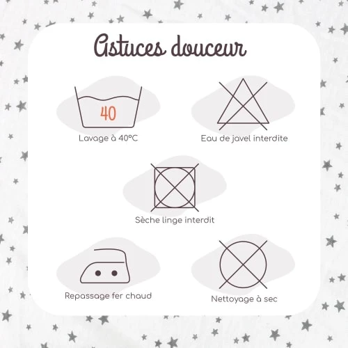 KINOUSSES Drap Housse Bébé 70 X 140 Cm Gris Coton 4 KINOUSSES Drap Housse Bébé 70 X 140 Cm Gris Coton – Image 4