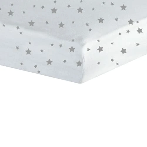 KINOUSSES Drap Housse Bébé 70 X 140 Cm Gris Coton 1 KINOUSSES Drap Housse Bébé 70 X 140 Cm Gris Coton