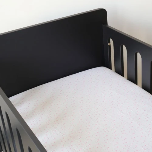 KINOUSSES Drap Housse Bébé 70 X 140 Cm Rose Coton 2 KINOUSSES Drap Housse Bébé 70 X 140 Cm Rose Coton – Image 2