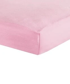 KINOUSSES Drap Housse Bébé 70 X 140 Cm Rose Coton