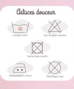 KINOUSSES Drap Housse Bébé 70 X 140 Cm Rose Coton 10 KINOUSSES Drap Housse Bébé 70 X 140 Cm Rose Coton -Bloom-boutique drap housse bebe 70 x 140 cm rose coton 9