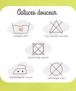 KINOUSSES Drap Housse Bébé 70 X 140 Cm Vert Anis Coton -Bloom-boutique drap housse bebe 70 x 140 cm vert anis coton 5