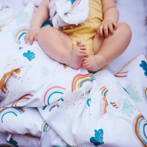 SEVIRA KIDS Drap Housse Bébé En Coton Certifié 70x140 4 SEVIRA KIDS Drap Housse Bébé En Coton Certifié 70x140 – Image 4