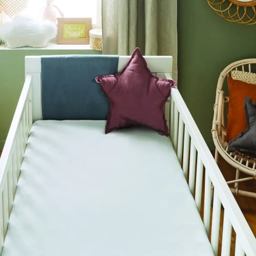 P'TIT LIT Drap Housse Bébé Et Alèse Imperméable Blanc 60x120 2 P'TIT LIT Drap Housse Bébé Et Alèse Imperméable Blanc 60x120 – Image 2